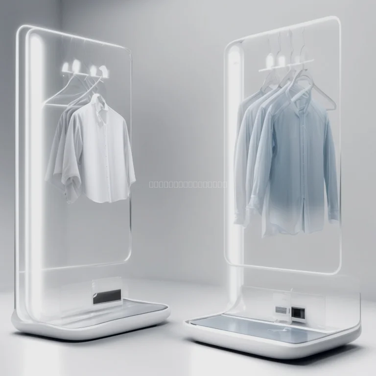 Darstellung des AI-Dampfers mit Textilsensorik in Aktion